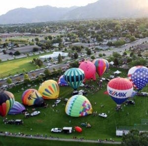 hot air balloons